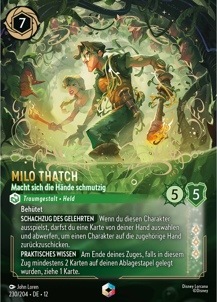 Milo Thatch - Getting His Hands Dirty