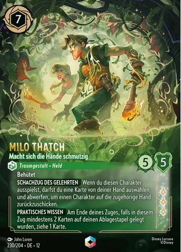 Milo Thatch - Getting His Hands Dirty