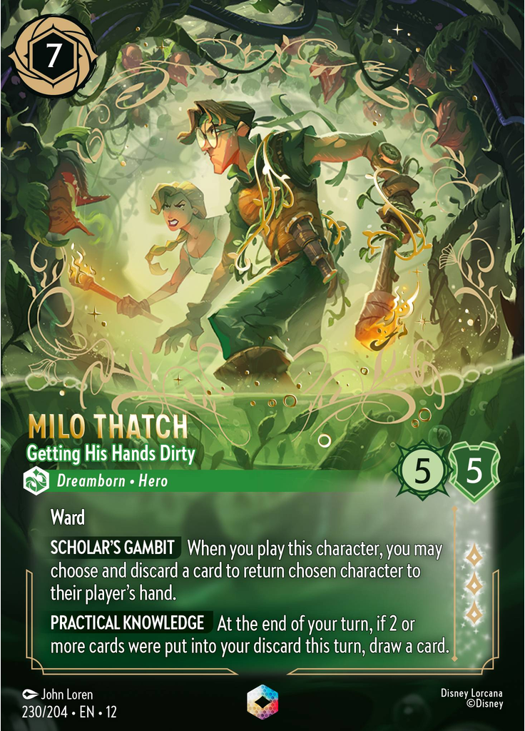 Milo Thatch - Getting His Hands Dirty