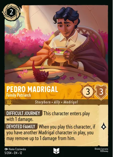 Pedro Madrigal - Family Patriarch