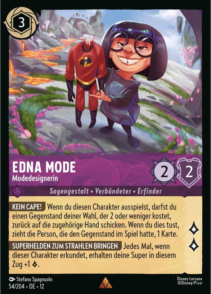 Edna Mode - Fashion Designer (Foil)