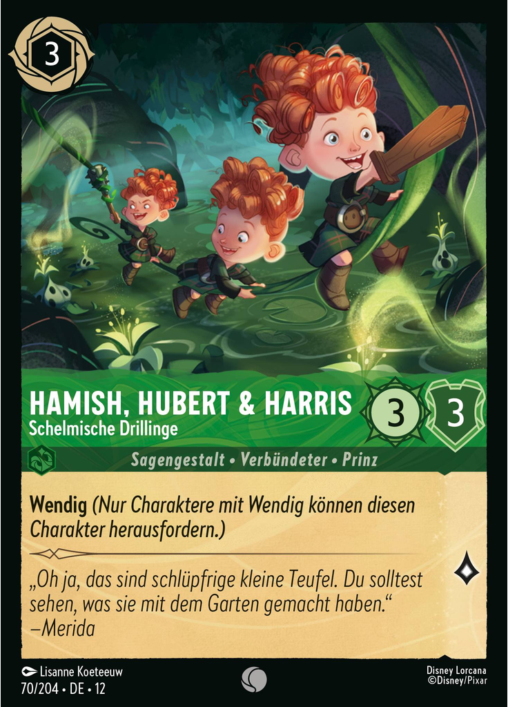 Hamish, Hubert & Harris - Troublemaking Triplets (Foil)