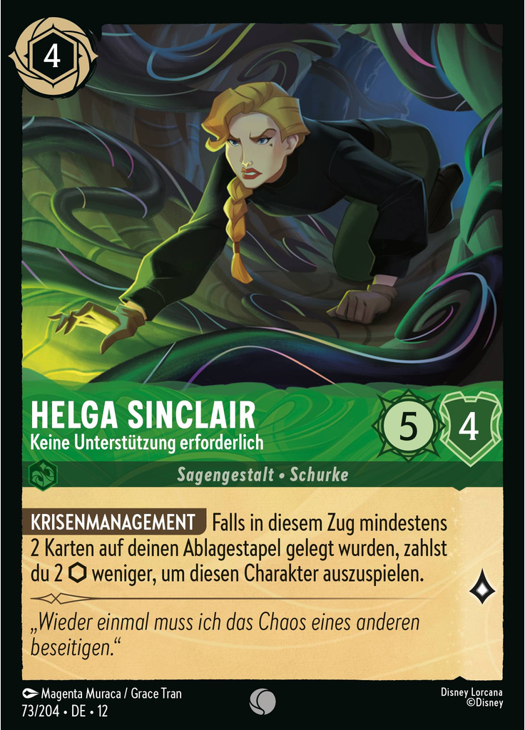 Helga Sinclair - No Backup Needed (Foil)