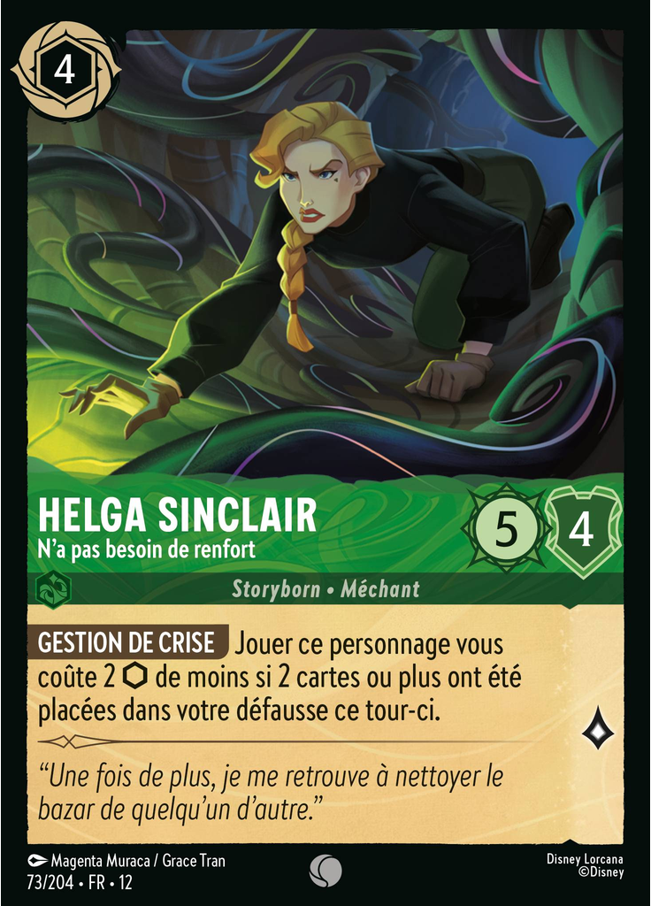 Helga Sinclair - No Backup Needed (Foil)