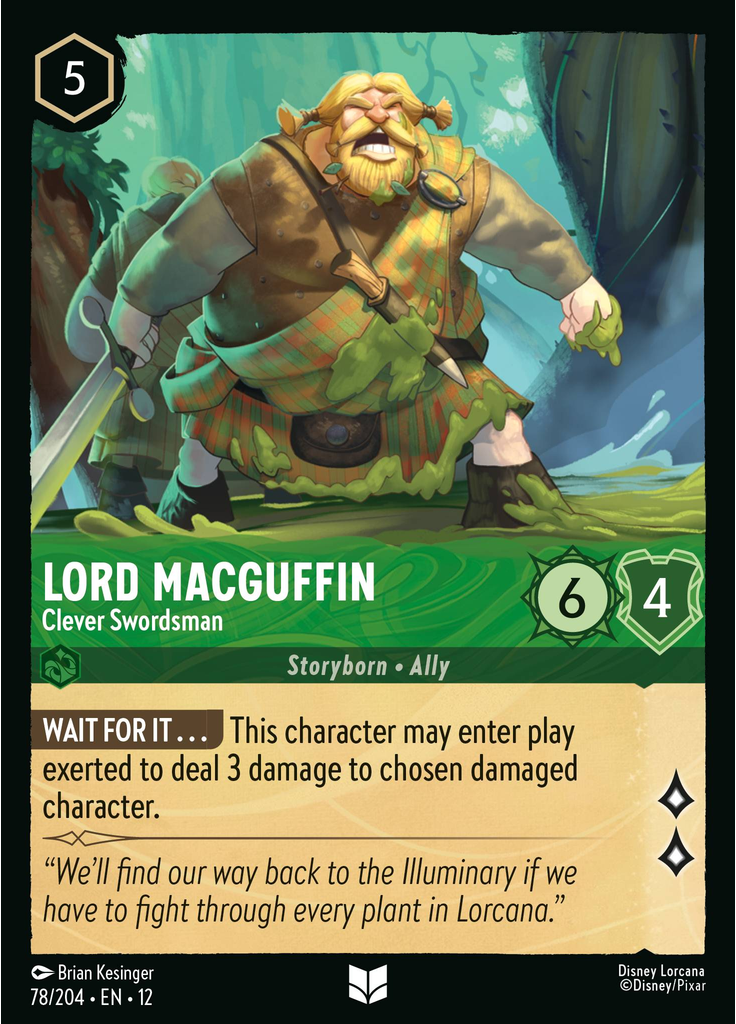Lord MacGuffin - Clever Swordsman (Foil)