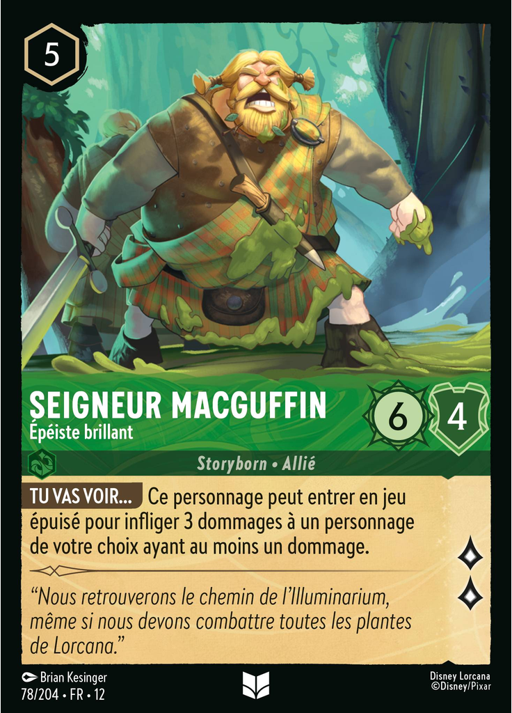 Lord MacGuffin - Clever Swordsman