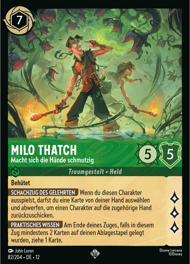 Milo Thatch - Getting His Hands Dirty (Foil)