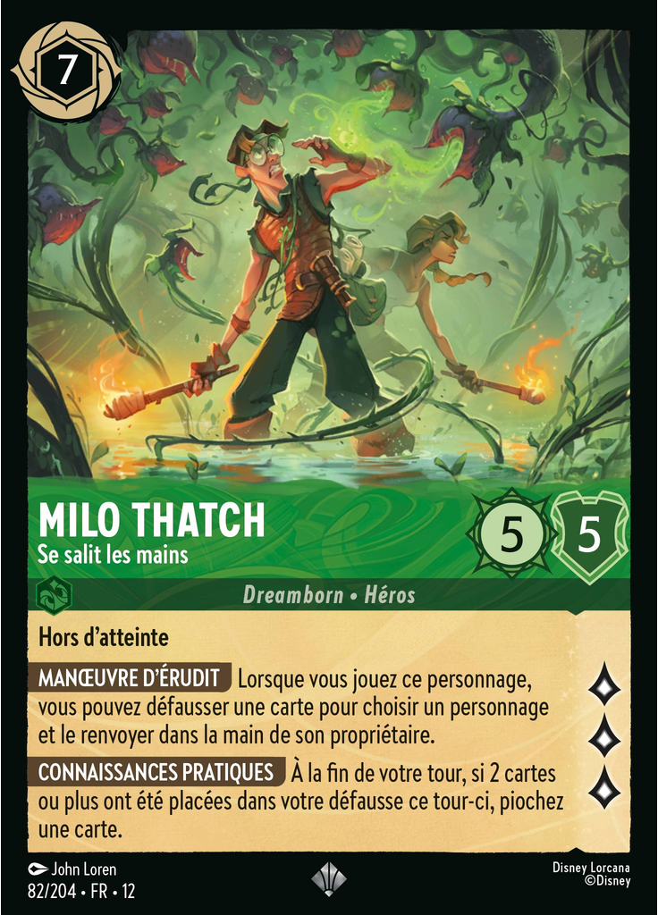 Milo Thatch - Getting His Hands Dirty (Foil)