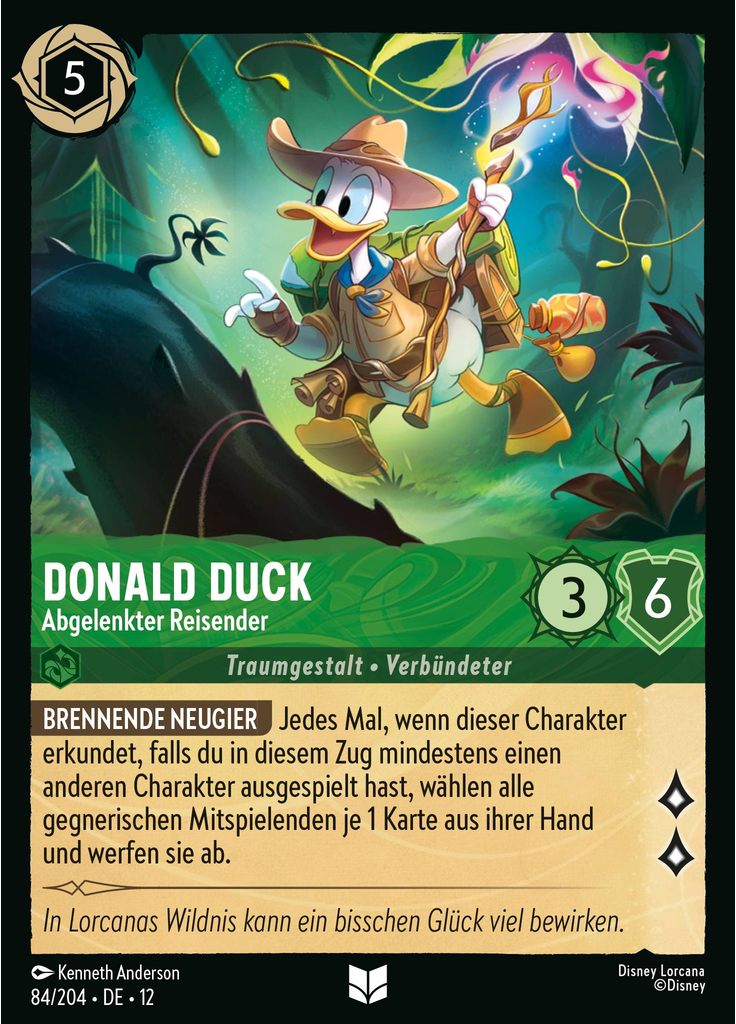 Donald Duck - Distracted Traveler (Foil)