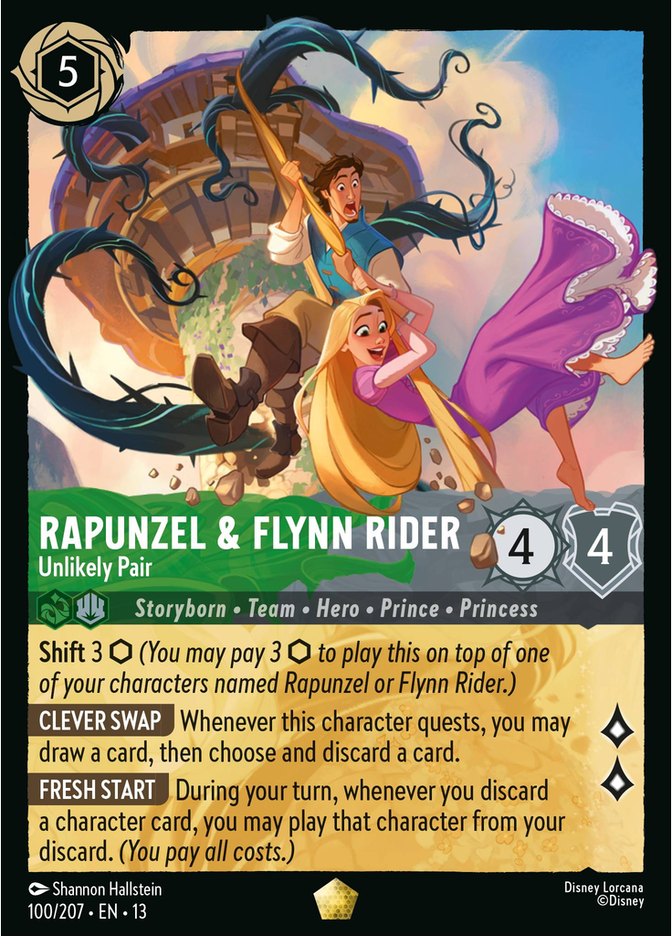 Rapunzel & Flynn Rider - Unlikely Pair (Foil)