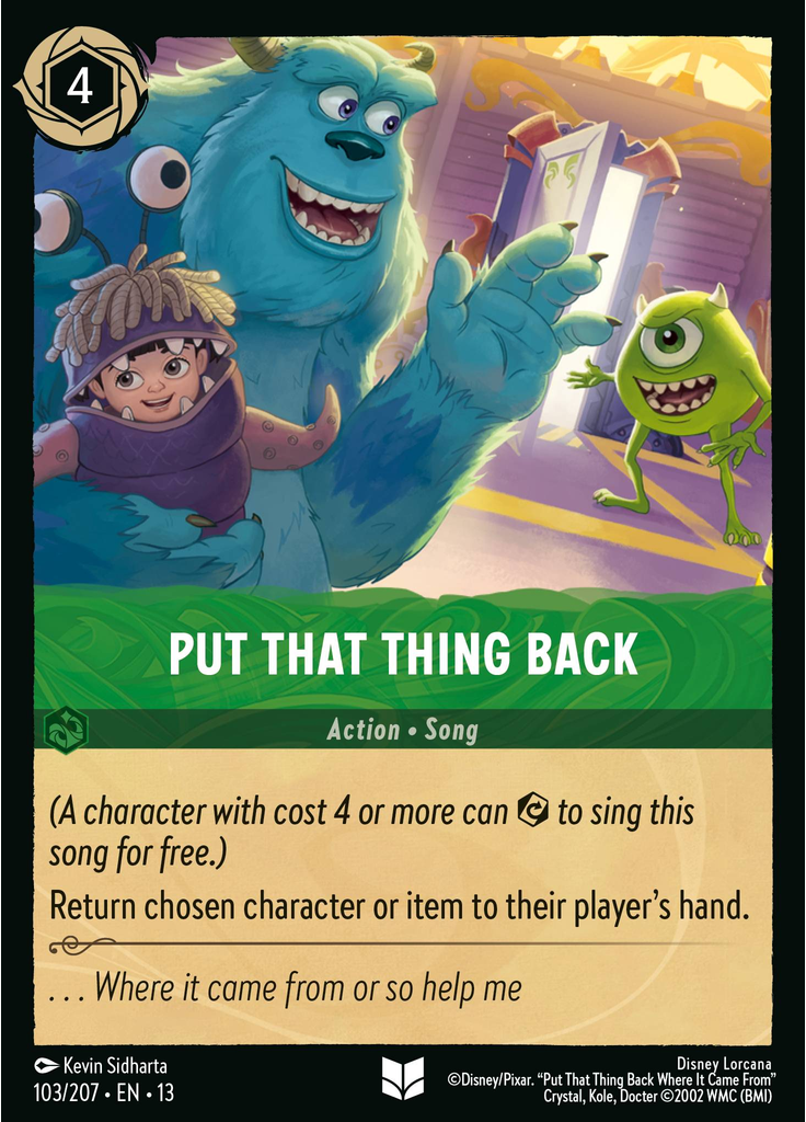 Put That Thing Back (Foil)