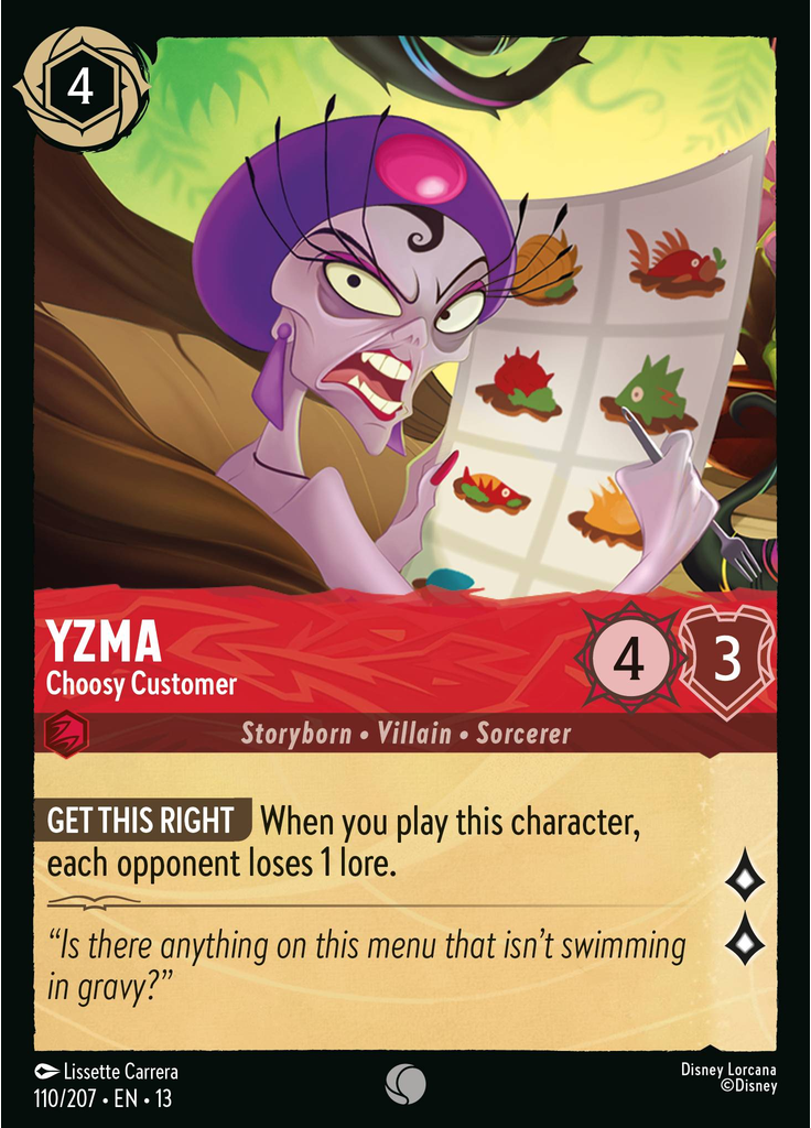 Yzma - Choosy Customer
