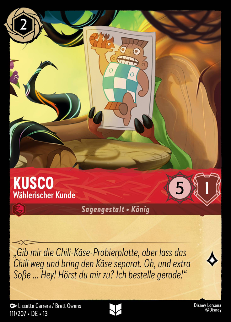 Kuzco - Picky Customer