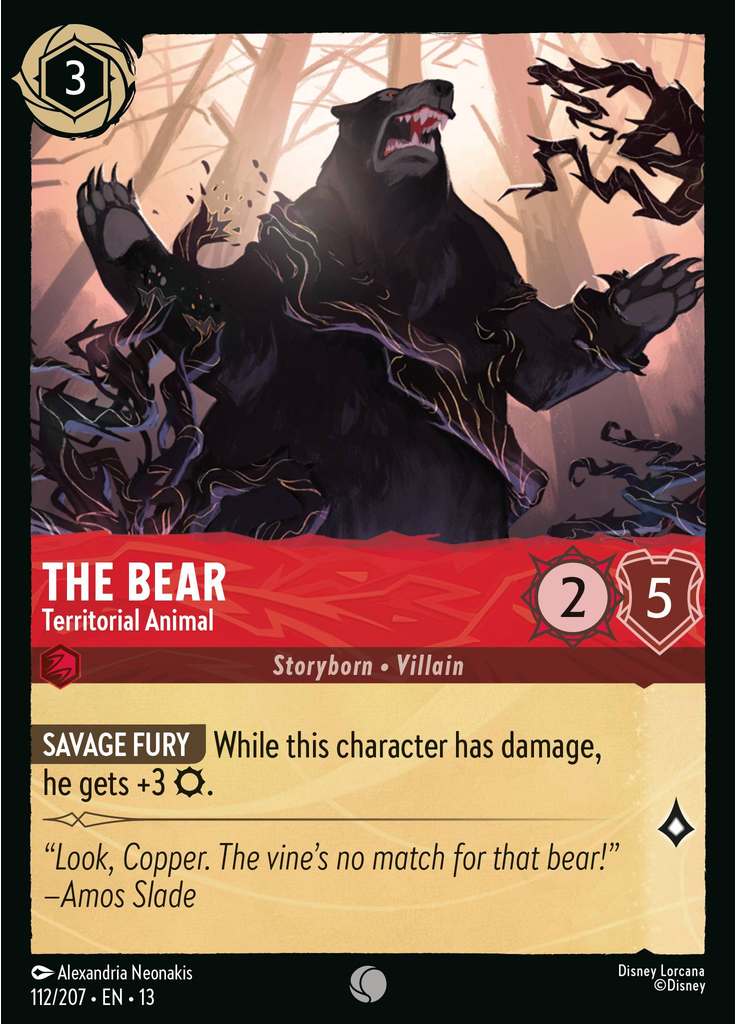 The Bear - Territorial Animal (Foil)