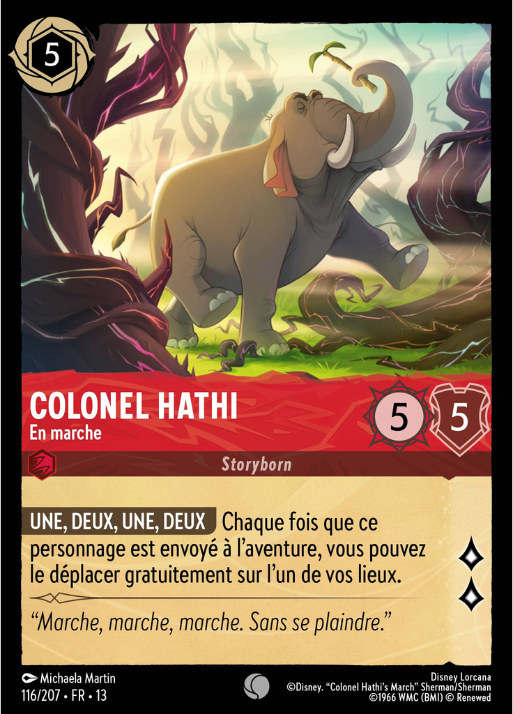 Colonel Hathi - On the March (Foil)