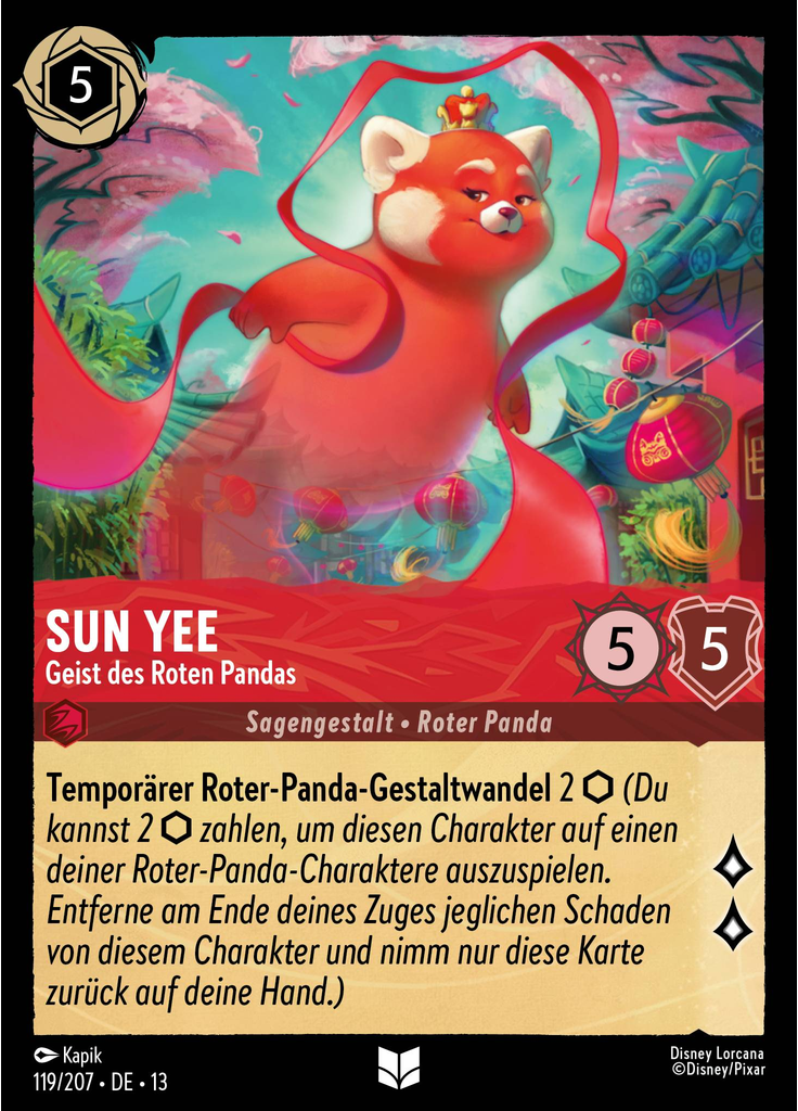 Sun Yee - Red Panda Spirit (Foil)