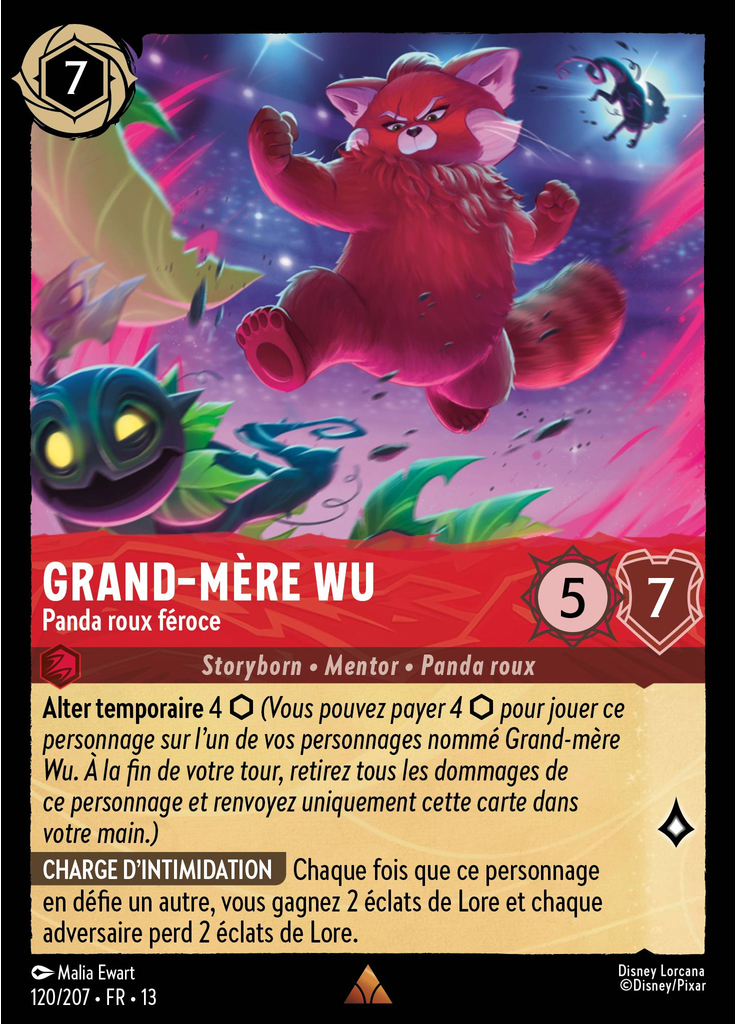 Grandma Wu - Fierce Red Panda (Foil)