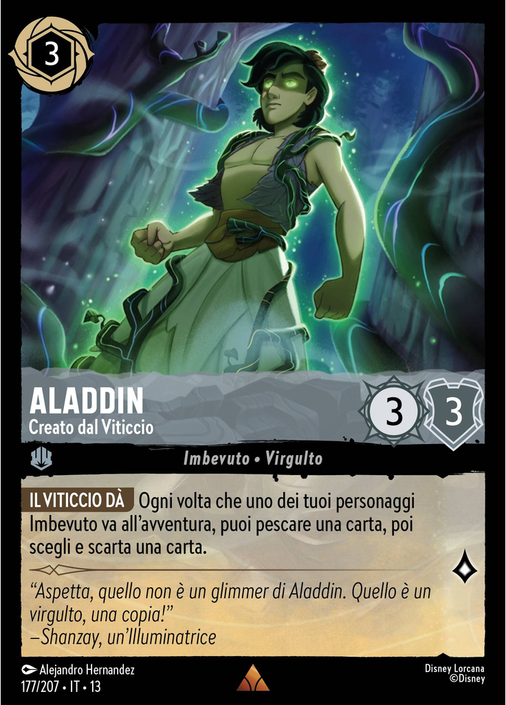 Aladdin - Created by the Vine (Foil)