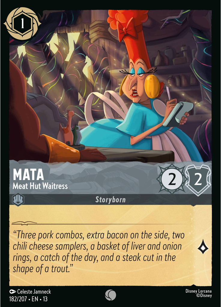 Mata - Meat Hut Waitress (Foil)