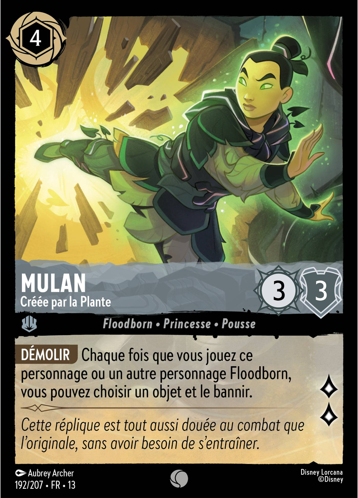 Mulan - Created by the Vine (Foil)