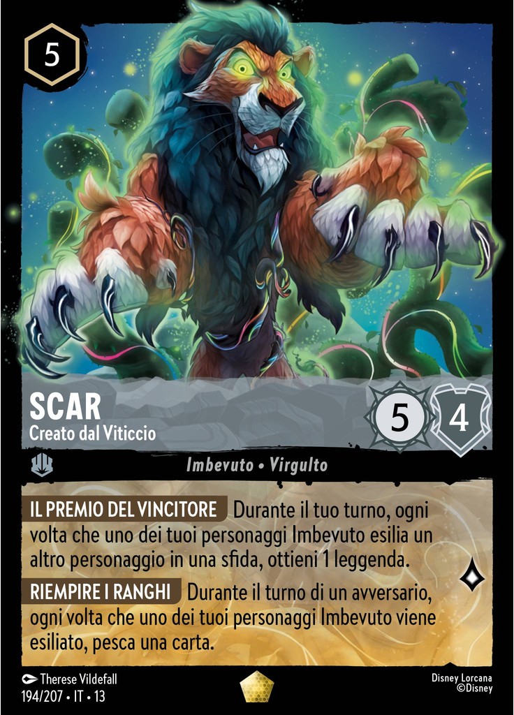 Scar - Created by the Vine