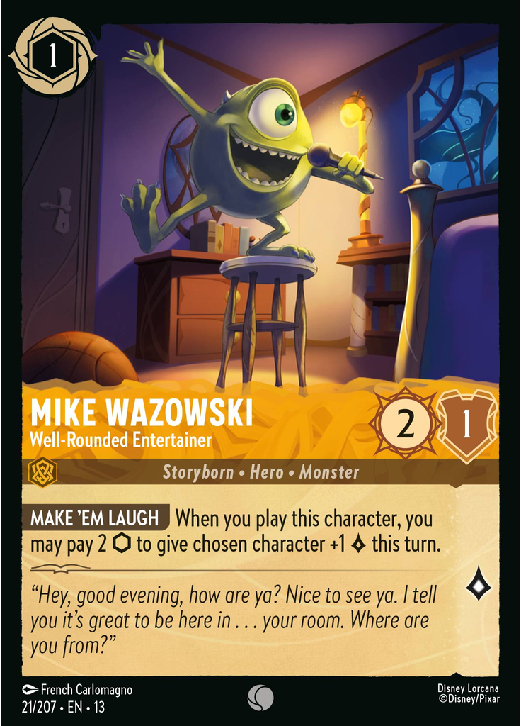 Mike Wazowski - Well-Rounded Entertainer (Foil)