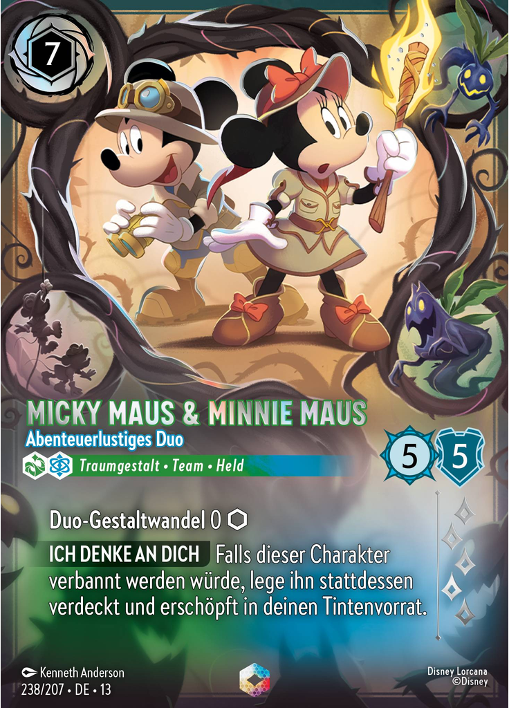 Mickey Mouse & Minnie Mouse - Adventuring Duo