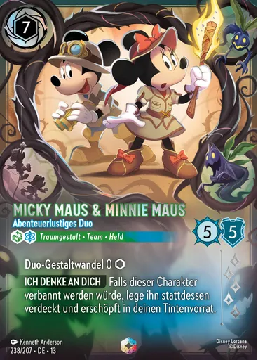 Mickey Mouse & Minnie Mouse - Adventuring Duo