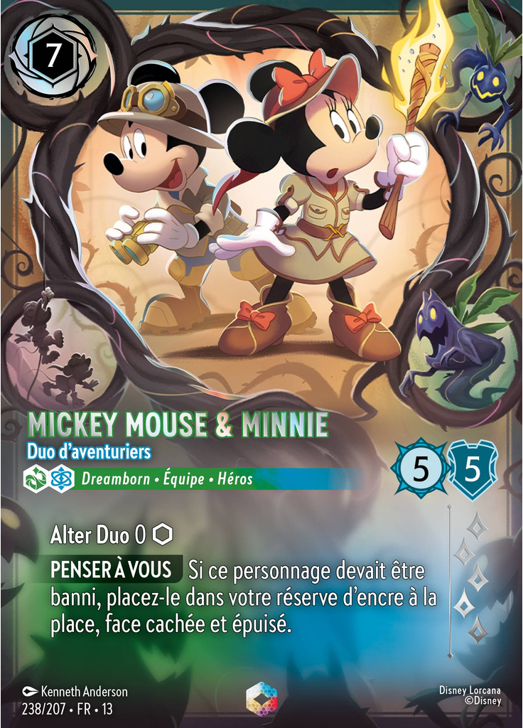 Mickey Mouse & Minnie Mouse - Adventuring Duo