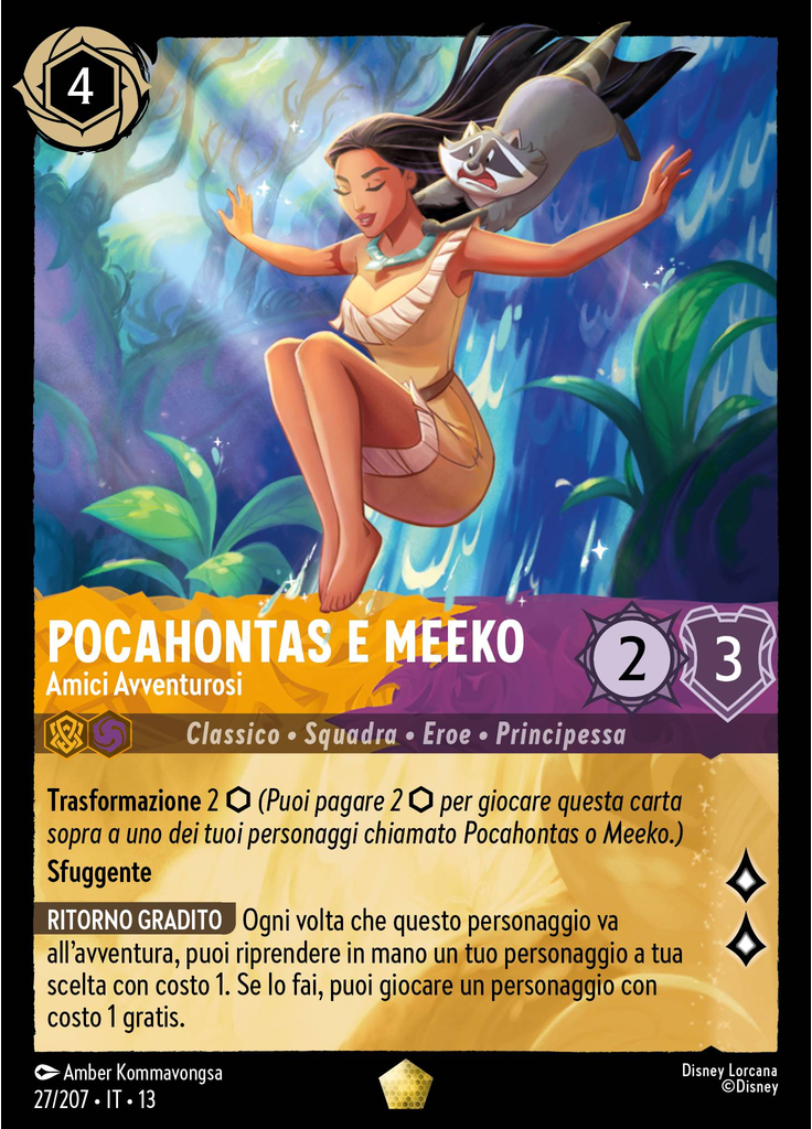 Pocahontas & Meeko - Adventurous Friends (Foil)