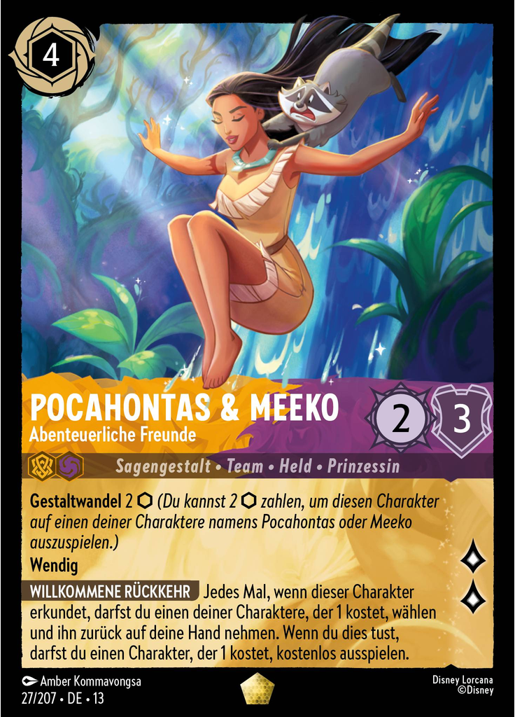 Pocahontas & Meeko - Adventurous Friends