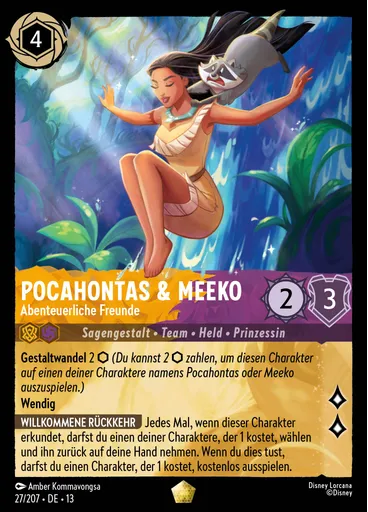 Pocahontas & Meeko - Adventurous Friends