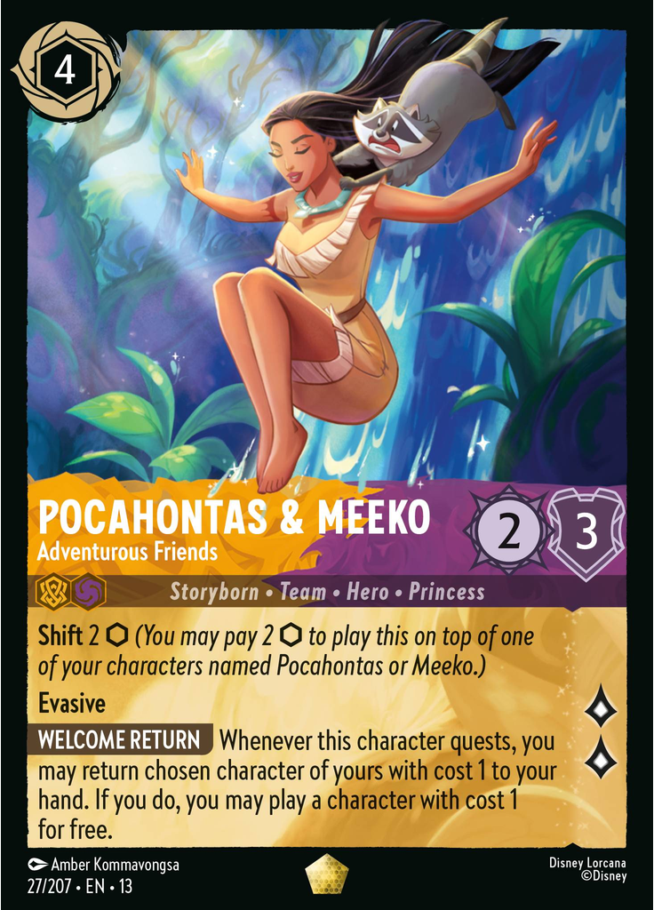 Pocahontas & Meeko - Adventurous Friends