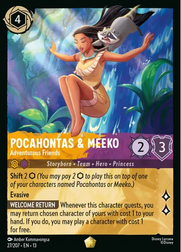 Pocahontas & Meeko - Adventurous Friends
