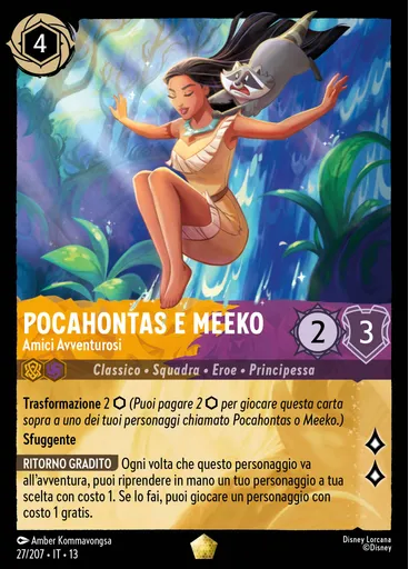 Pocahontas & Meeko - Adventurous Friends
