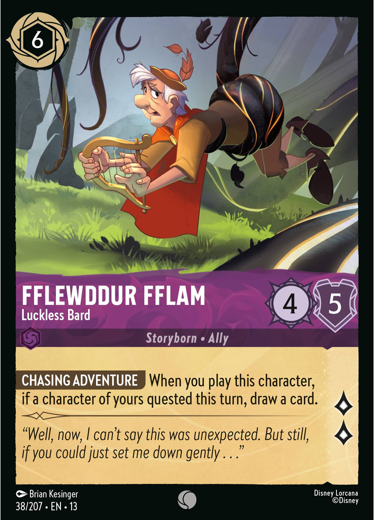 Fflewddur Fflam - Luckless Bard (Foil)