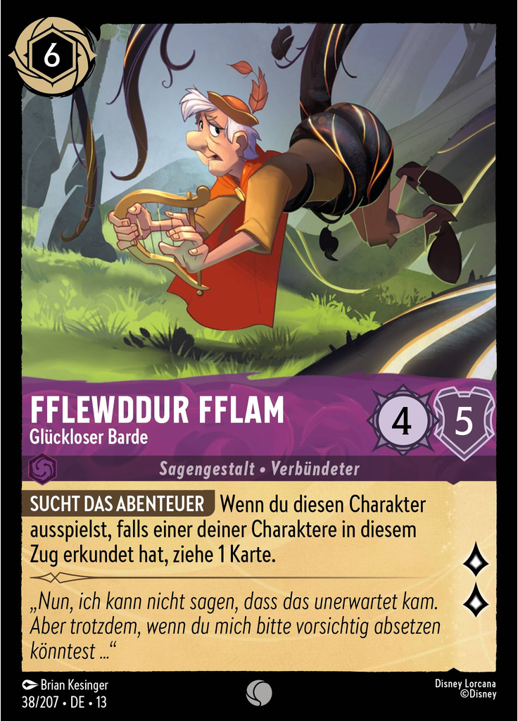 Fflewddur Fflam - Luckless Bard