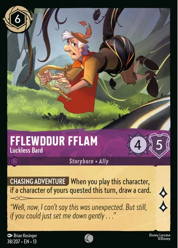 Fflewddur Fflam - Luckless Bard