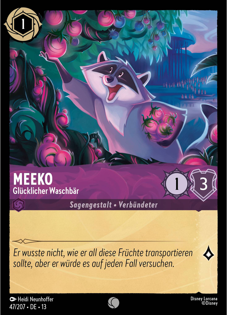 Meeko - Lucky Raccoon (Foil)