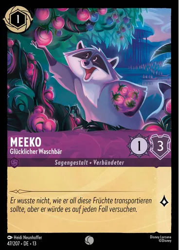 Meeko - Lucky Raccoon