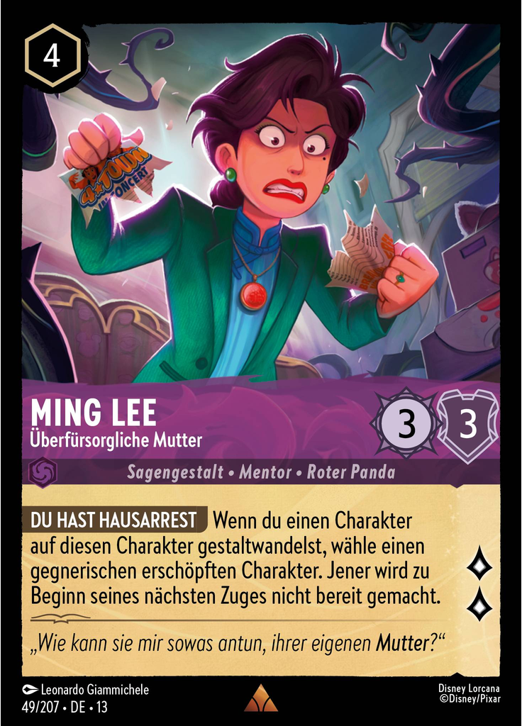 Ming Lee - Overprotective Parent