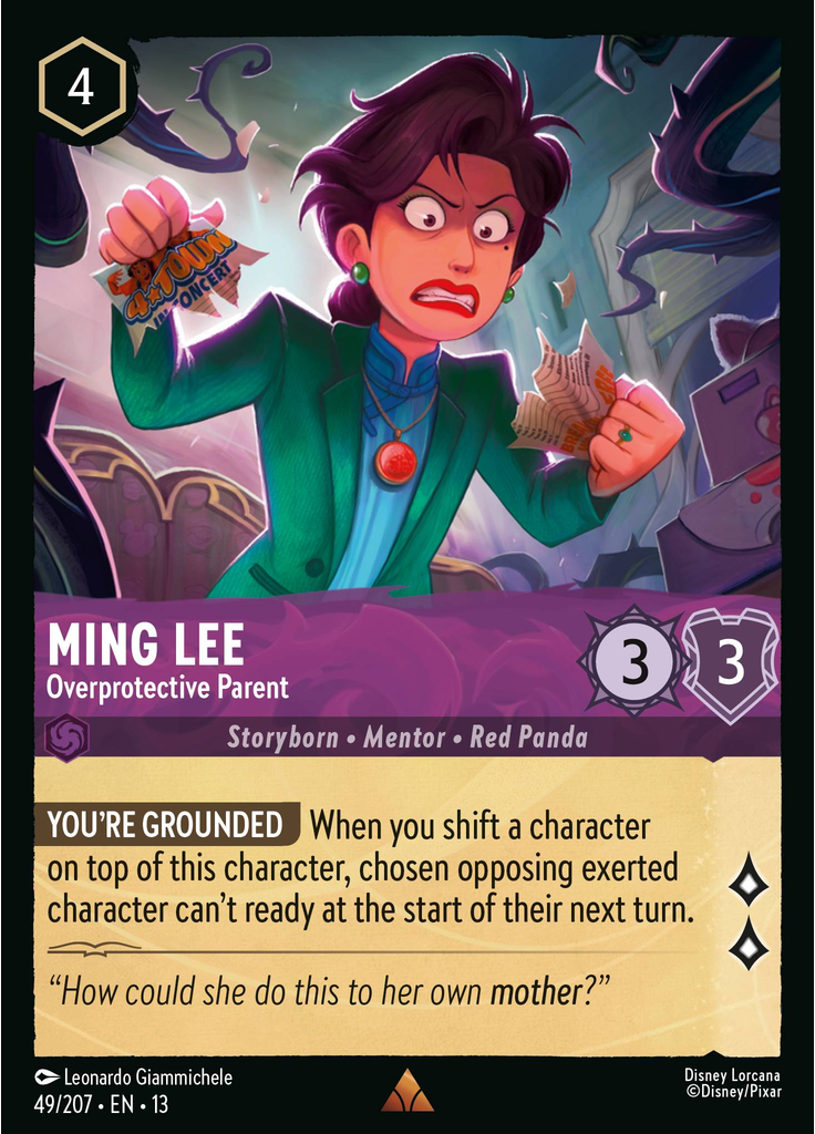 Ming Lee - Overprotective Parent