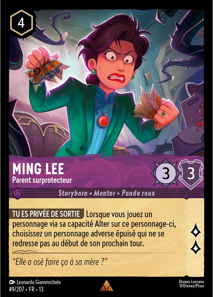 Ming Lee - Overprotective Parent