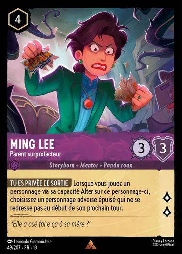 Ming Lee - Overprotective Parent