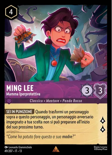 Ming Lee - Overprotective Parent