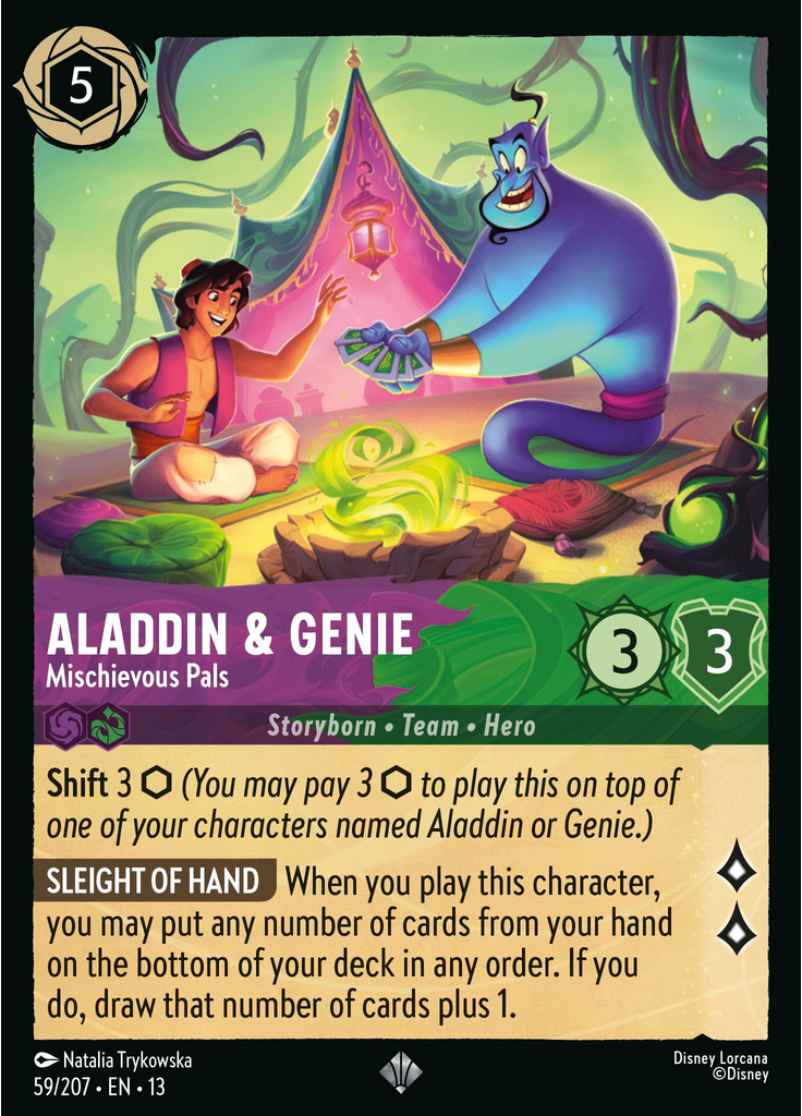 Aladdin & Genie - Mischievous Pals (Foil)