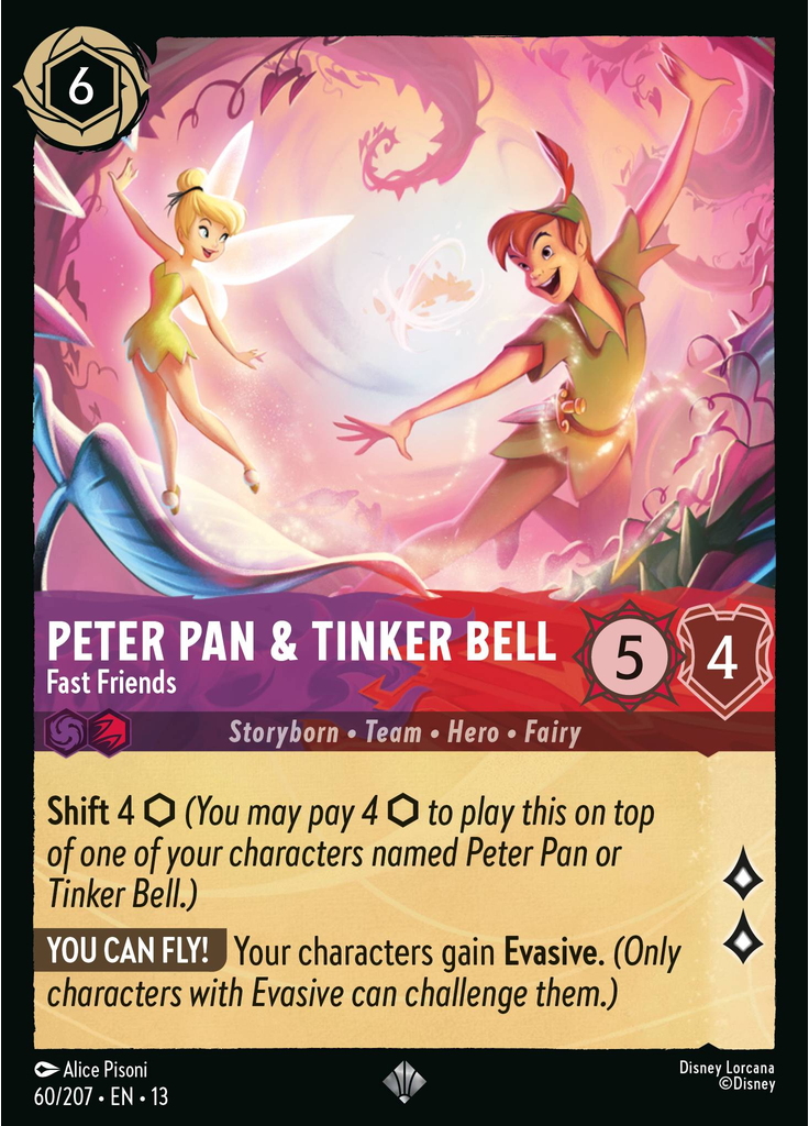 Peter Pan & Tinker Bell - Fast Friends (Foil)