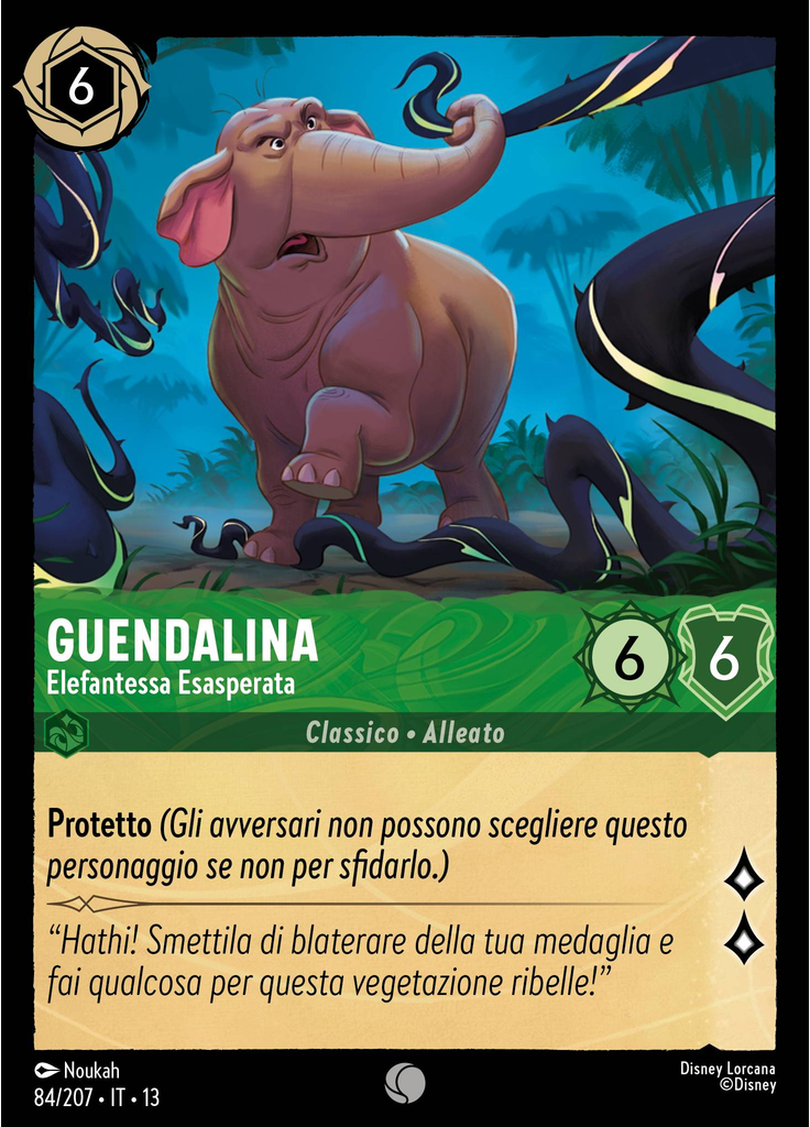 Winifred - Exasperated Elephant (Foil)