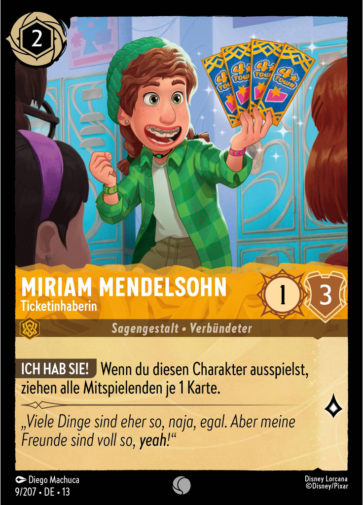 Miriam Mendelsohn - Ticket Holder