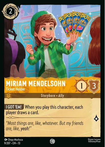 Miriam Mendelsohn - Ticket Holder
